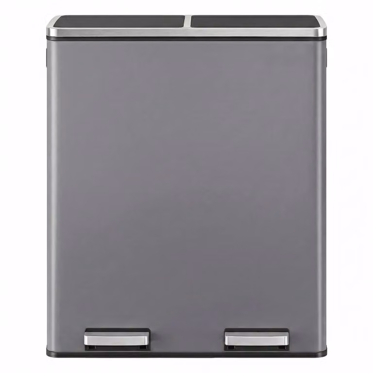 SONGMICS Pattumiera Raccolta Differenziata | SONGMICS HOME, Grigio Ardesia