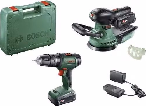 Trapano avvitatore a batteria Bosch UniImpact 18 V, 2 batterie da 2.0Ah + caricabatterie AdvOrb18