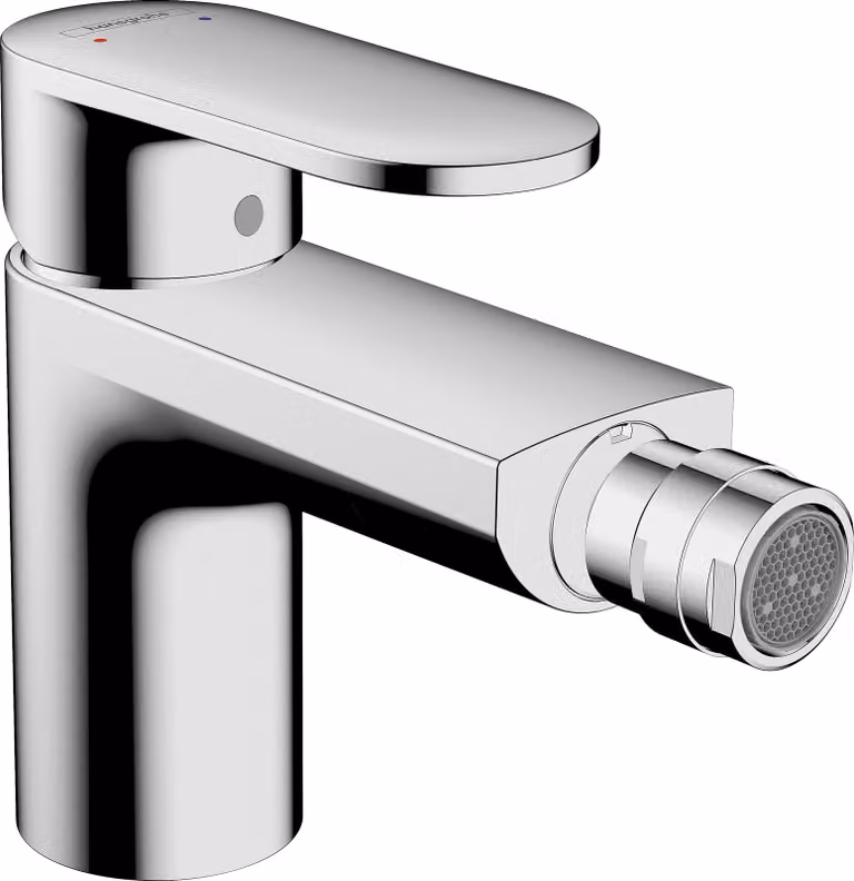 hansgrohe Vernis Blend Mitigeur monocommandé pour bidet, avec vidage à tirette, saillie 127 mm, 71210000, 71210000