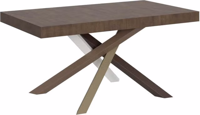 Tavolo da pranzo allungabile Volantis GIORDANOSHOP in legno marrone, L: 160-420 cm, P: 90 cm, H: 77 cm