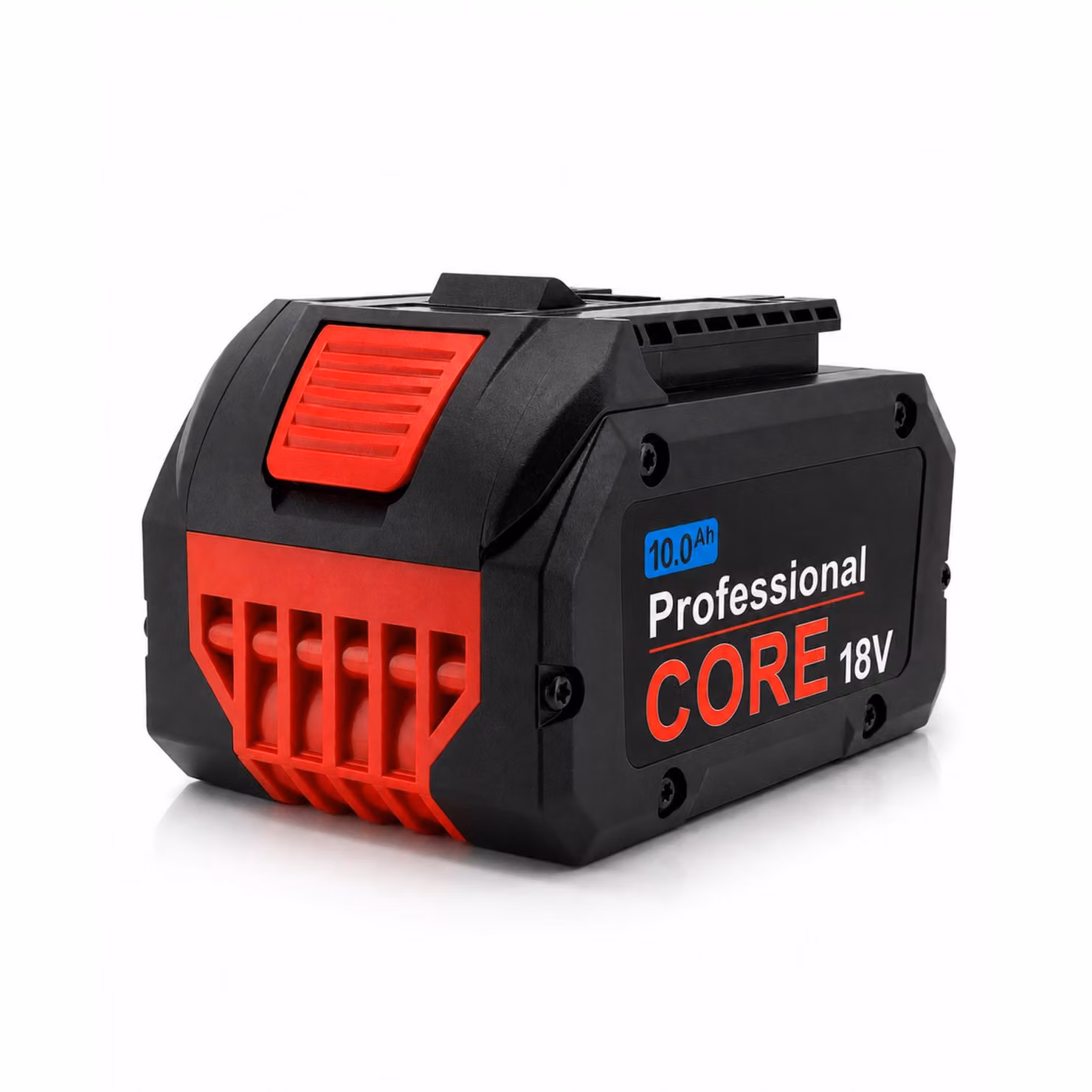 Batteria da 18V, 10,0Ah, compatibile con Bosch Professional ProCORE 18V – Batteria agli ioni di litio ad alte prestazioni con indicatore LED dello stato di carica – Batteria di ricambio per 18V, 10,0AH