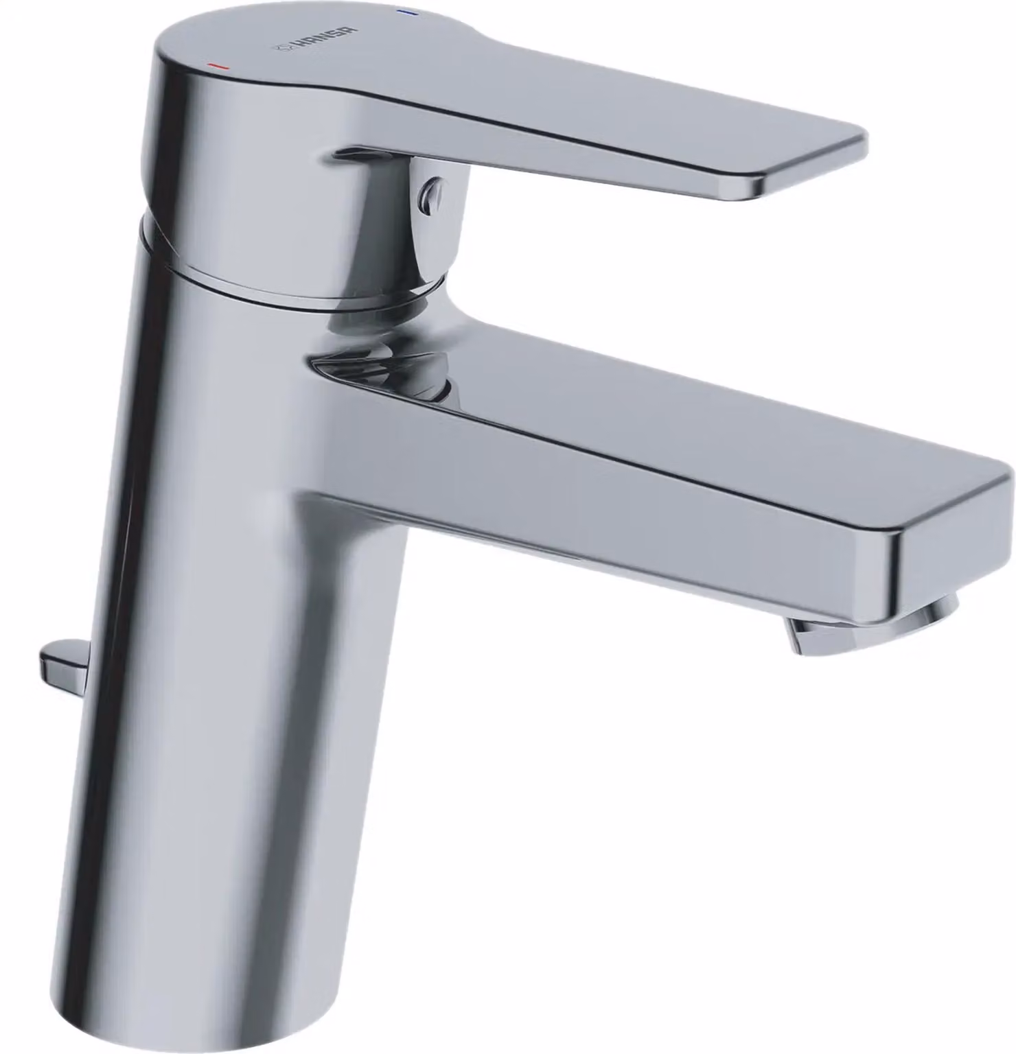 Miscelatore lavabo Hansa HANSATWIST XL Set scarico con tirante cromato, 1 pz.