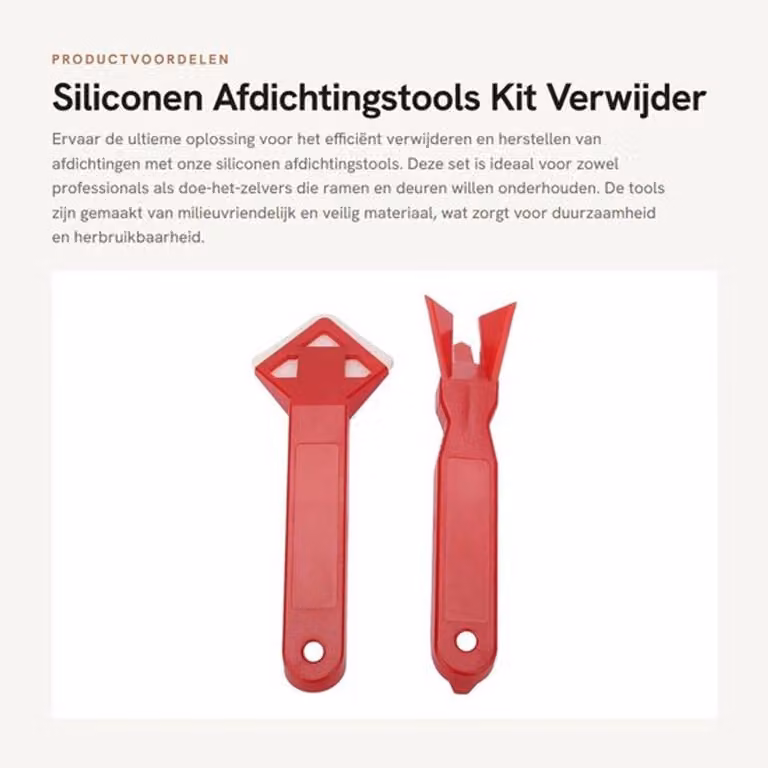 Set di 2 strumenti per sigillatura: sigillante in silicone, spatola per sigillatura, riutilizzabile e resistente, materiale ecologico, set di strumenti