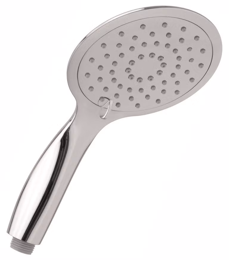 Schläfer 1304000 | Doccetta per Doccia Tonda Universale, Soffione Doccia 2 Getti Alta Pressione, Telefono Doccia Monsun de Lux in Abs Cromo, Argento