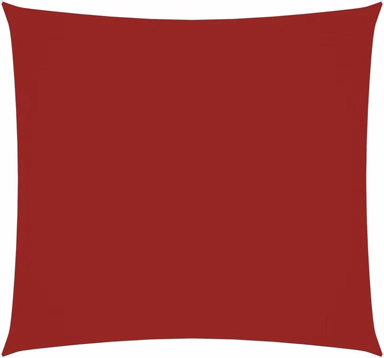 Vela Parasole in Tela Oxford Quadrata 2x2 m Rossa