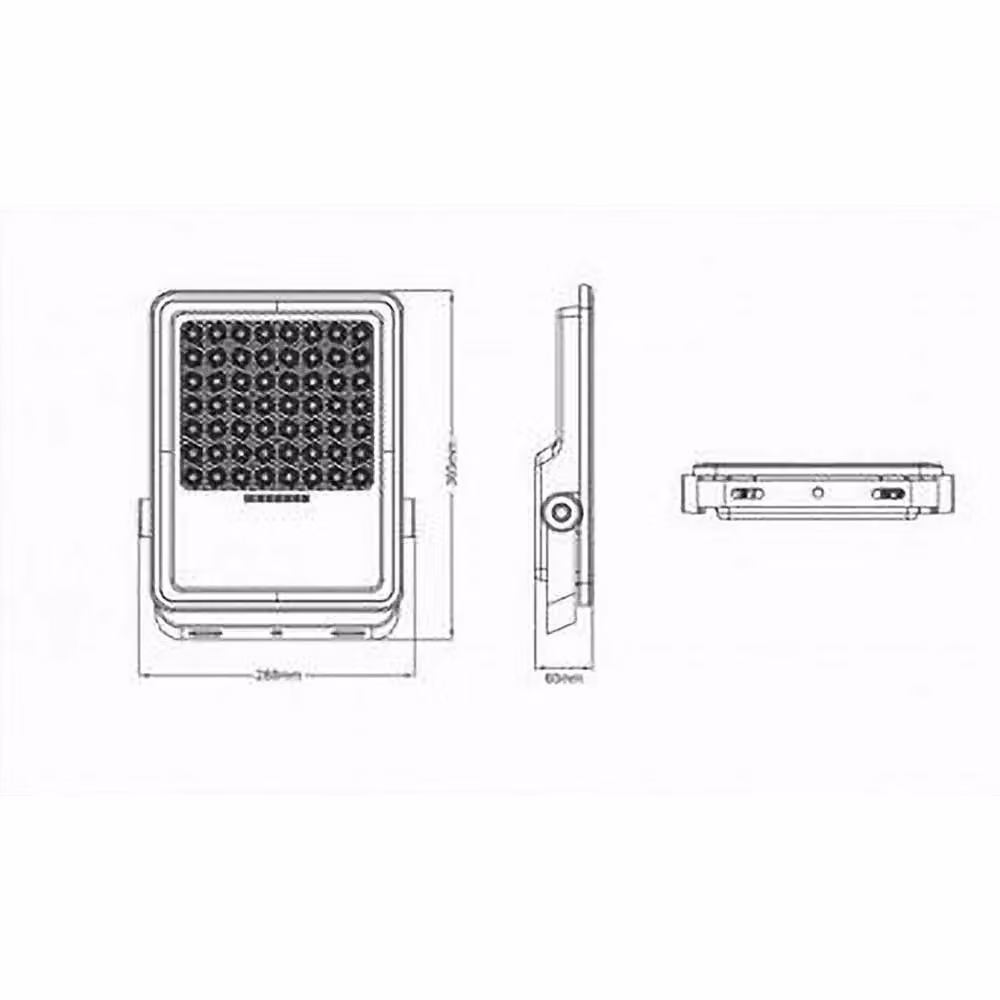 Faro LED da 260W Trade Shop con Pannello Solare, Luce Naturale 4000K e Telecomando, Modello TK09-260W – 2