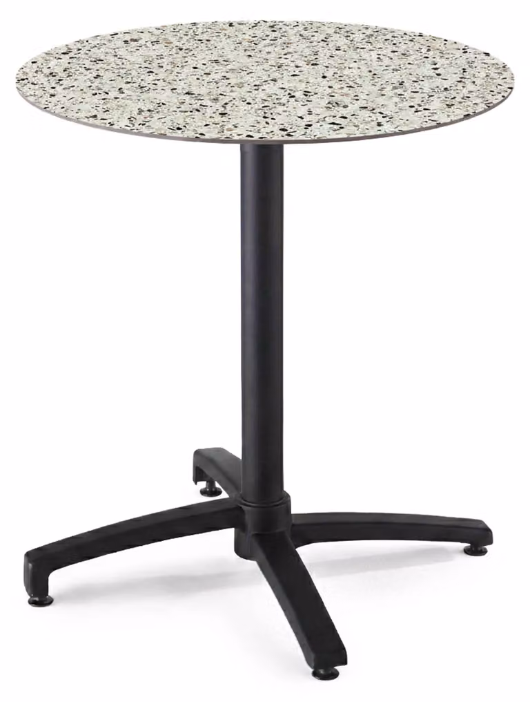 Tavolo da bistrot da giardino rotondo e inclinabile 70 cm terrazzo - Oviala Opera