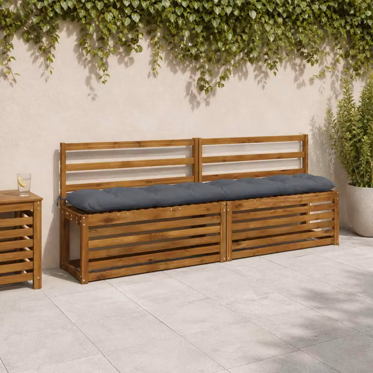 vidaXL Cuscini per Panchina VIANEN 2 pz 100% Poliestere Blu