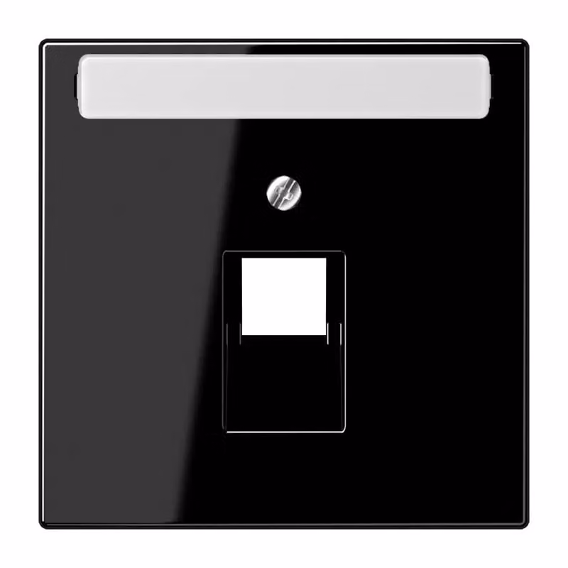 Jung LS969-1NAUASW Copertura con campo di scrittura 7 x 57 mm, nero