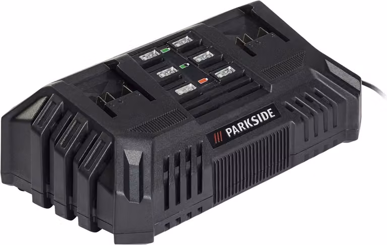 Caricabatterie doppio PARKSIDE® per utensili della gamma X 20 V