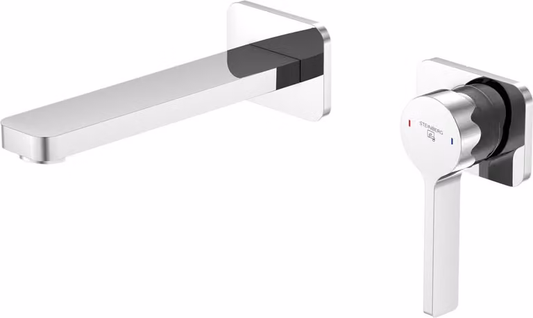 Steinberg Série 230 robinetterie de lavabo, set complet, incl. corps dencastrement, saillie 175mm, 2301800, 2301800