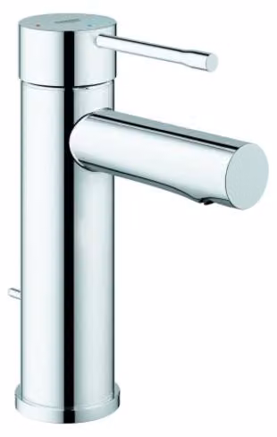 Grohe Essence Mitigeur monocommandé pour lavabo, fonction d'économie d'énergie, S-Size, saillie 94mm, avec vidage à tirette, chrome, 24183001, 24183001