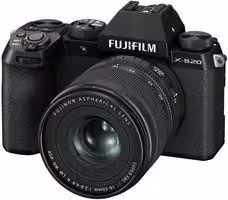 Fotocamera mirrorless Fujifilm X-S20 con sensore APS-C da 26,1 Mpx e kit obiettivo 16-50mm F2.8 Black