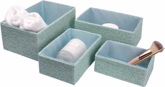 Set di 4 contenitori in plastica