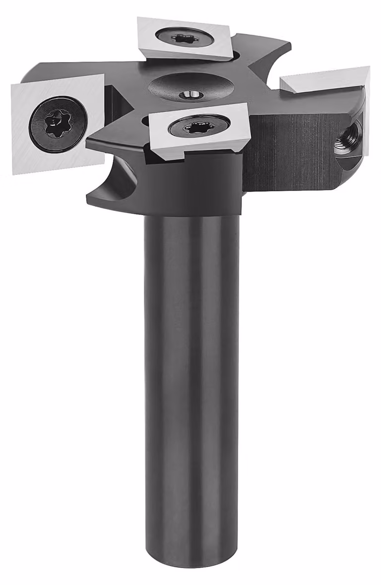 Fresatrice a valvole da 12 mm, albero da 45 mm, per fresatrici a colonna con inserti intercambiabili