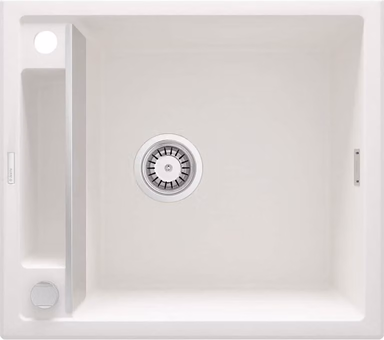 Magnetic 1-bowl granite sink