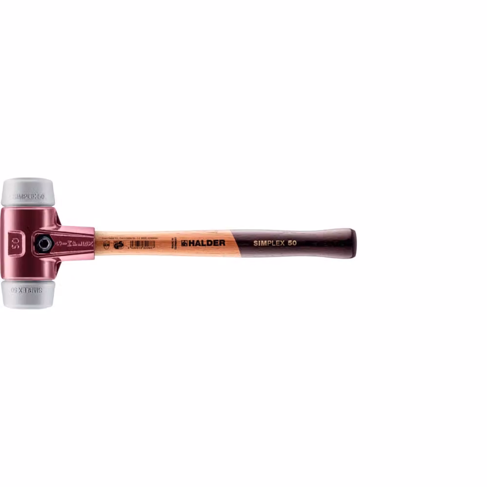 Mazza SIMPLEX soft-face, TPE-mid; con ghisa malleabile..