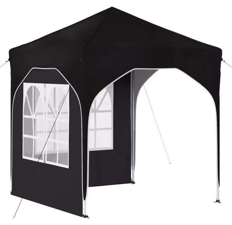 Tenda per feste a pop-up 192 x 192 x 245 cm Nero