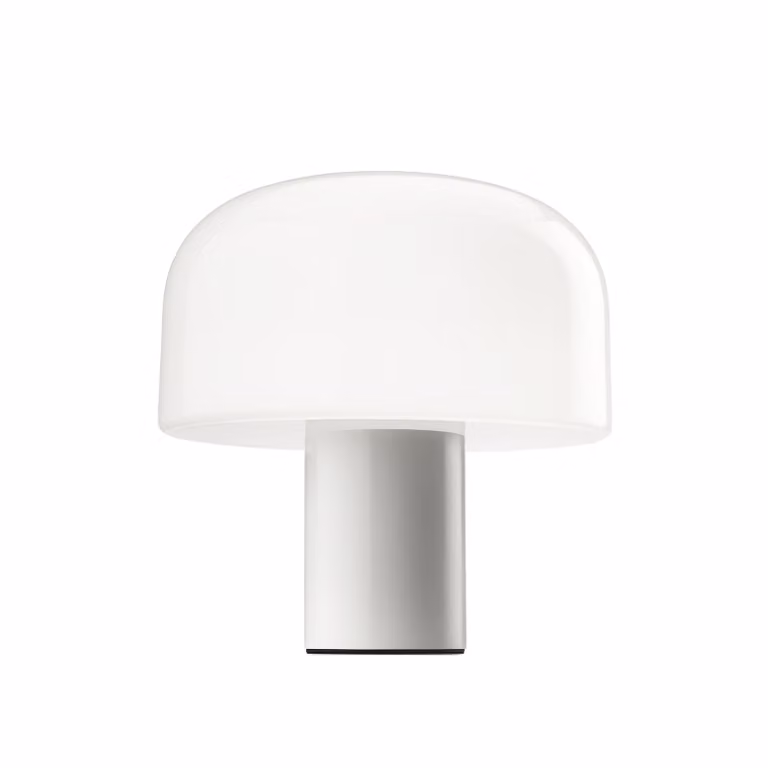 Flos - Bellhop Glass T - Lampada da tavolo - Bianco