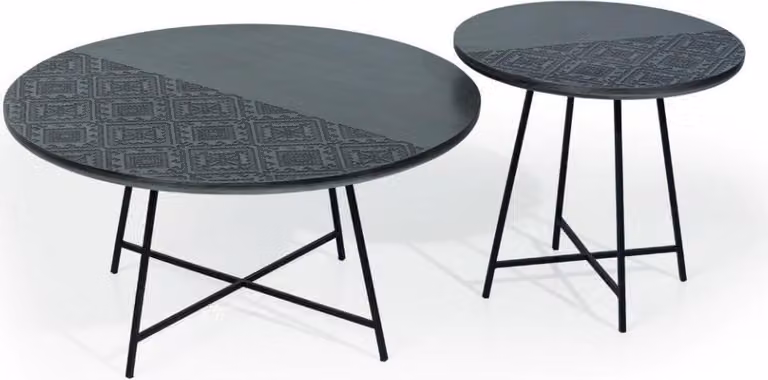 Couchtisch Modern Beistelltisch Designer Wohnzimmertisch Schwarz Tisch