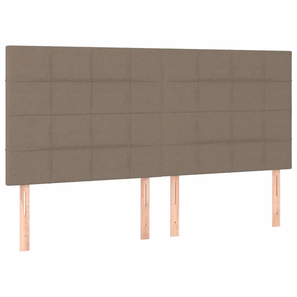 Testiera per letto decorativa Design Mania in tessuto beige, L: 180 cm, P: 5 cm, H: 118-128 cm – 2