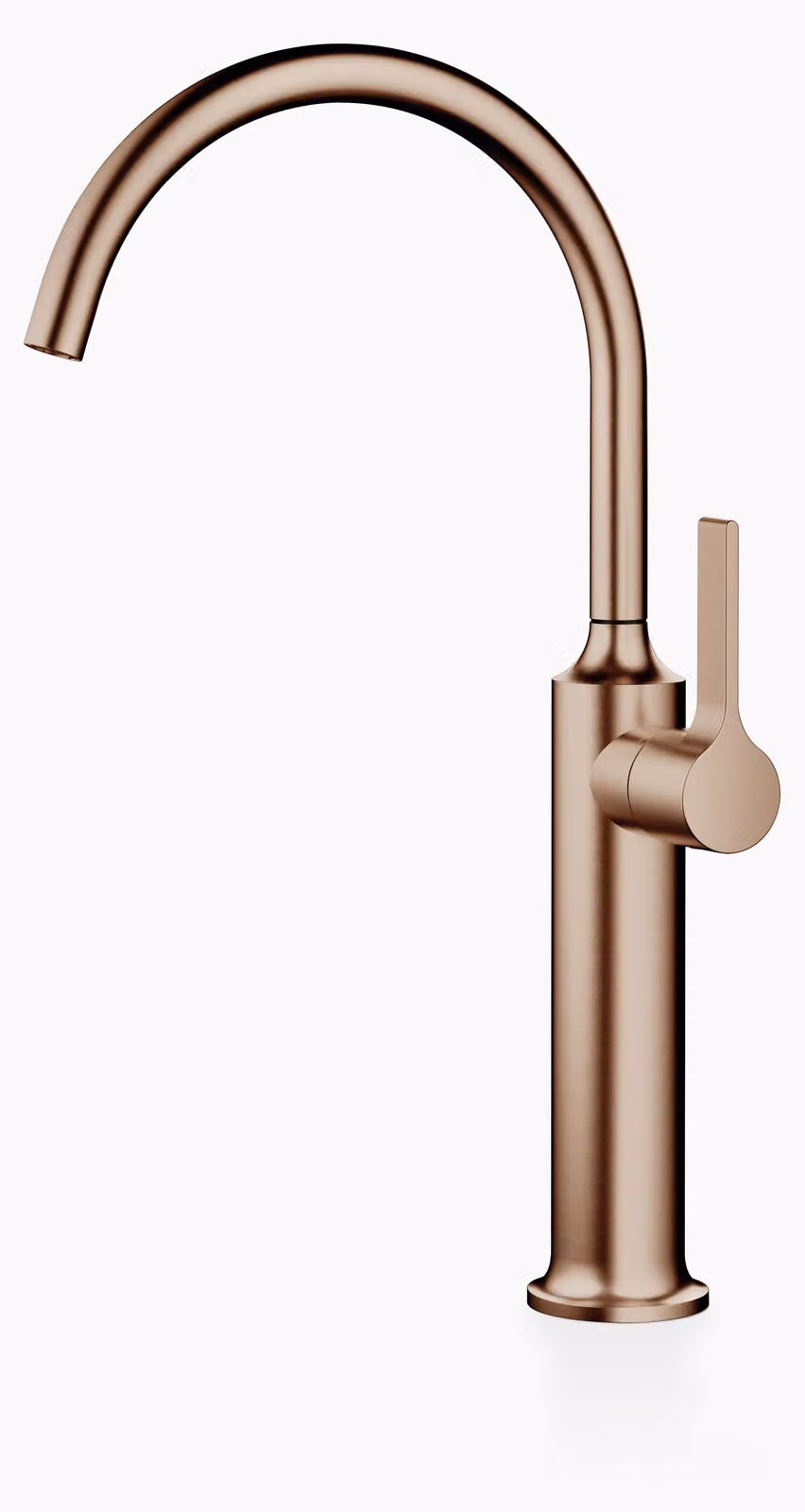 Dornbracht VAIA Mitigeur monocommandé pour lavabo avec pied surélevé sans vidage, saillie 201 mm, 33534809-42, 33534809-42