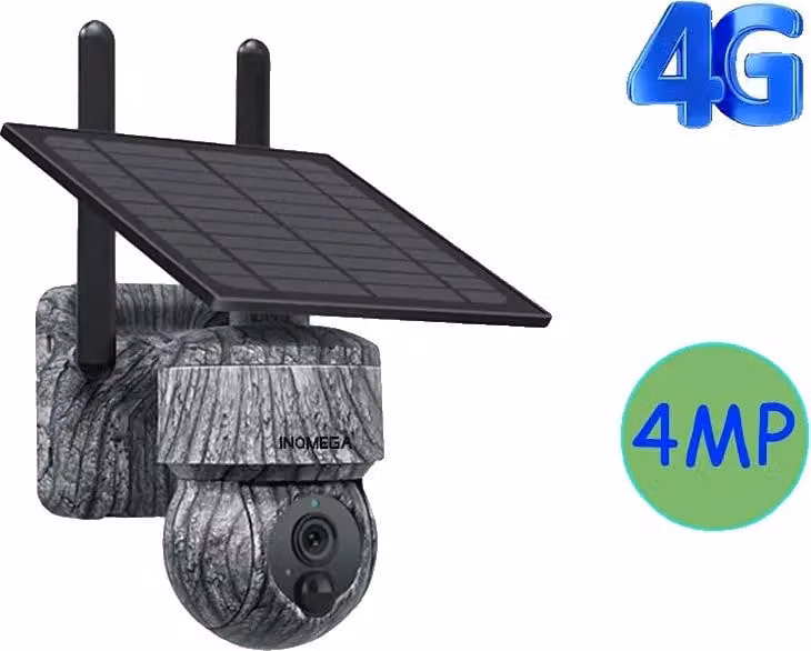 Telecamera solare, connettività wireless, audio bidirezionale, 4MP 4G