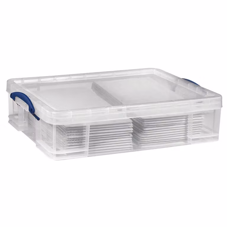 Really Useful Box 33CCB Aufbewahrungsbox 33,0 l transparent 71,0 x 44,0 x 16,5 cm