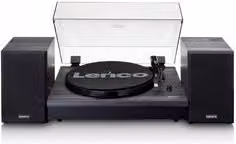 Giradischi Lenco LS-301 con casse Bluetooth Black