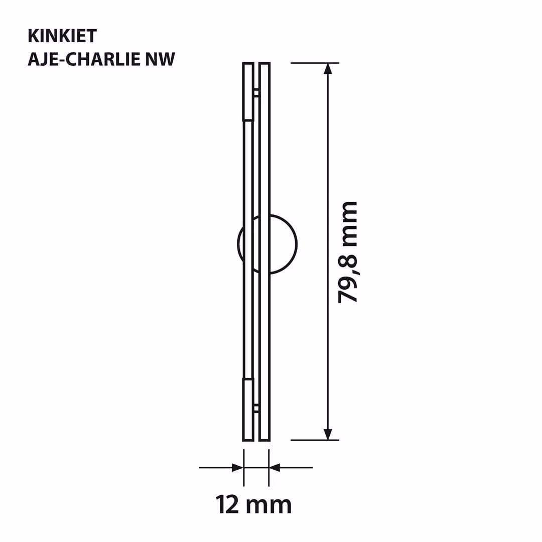 Activejet Lampada da parete a LED AJE-CHARLIE NW