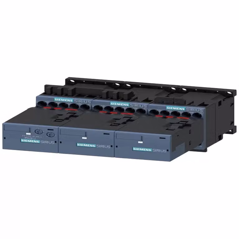 Combinazione stella-triangolo Siemens AC3, 5,5 kW/400 V, 24 V CA, 50/60 Hz, 3 poli. S00 3RA24158XF311AB0