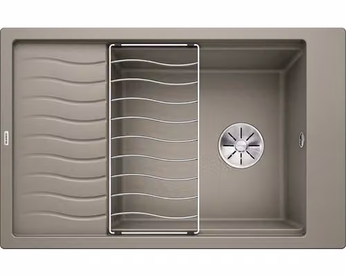 Lavello in granito Blanco Elon XL 6 S, colore Tartufo