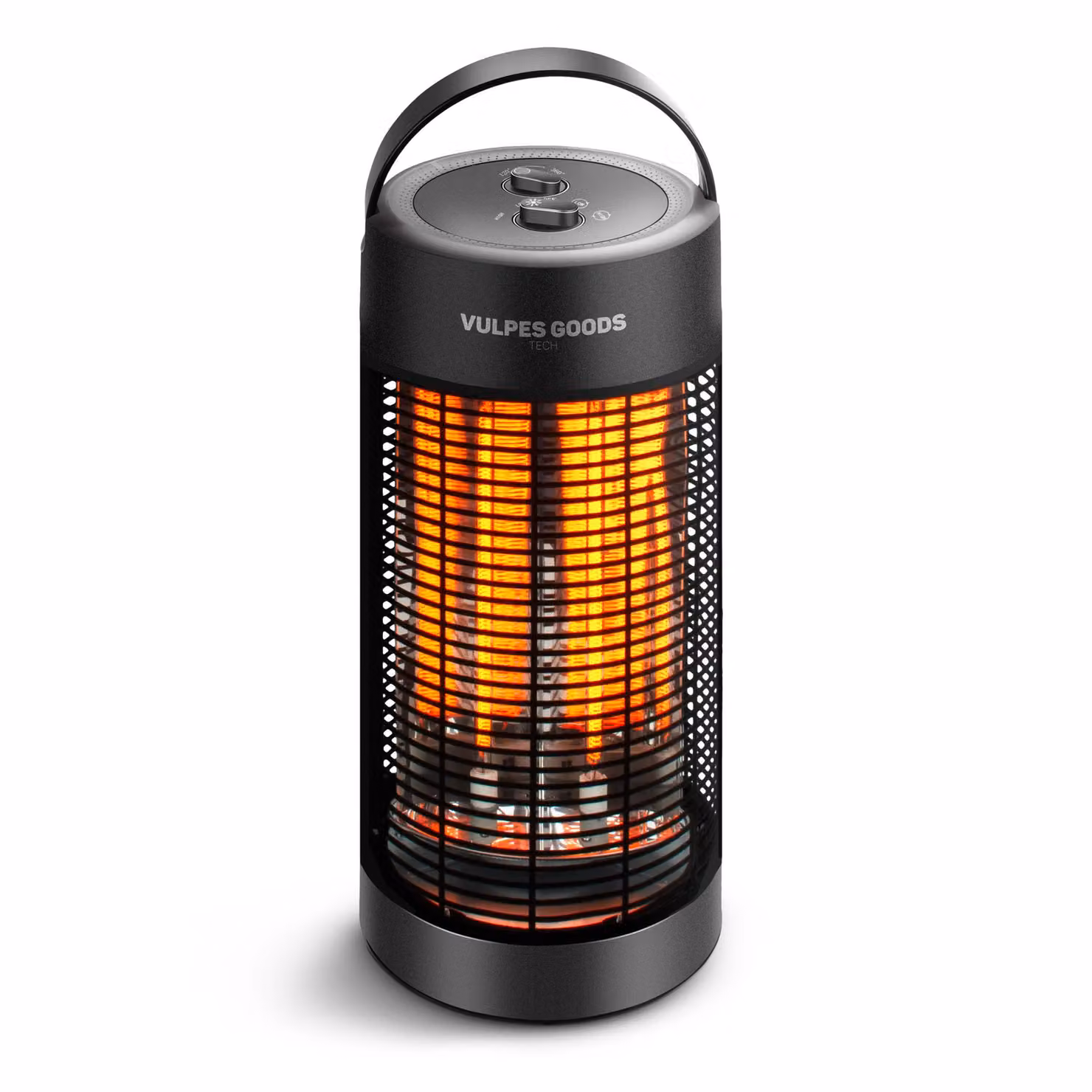 Riscaldatore elettrico a infrarossi con potenze da 600 W e 1200 W, adatto per interni ed esterni - Riscaldatore da terrazza - Riscaldatore elettrico a infrarossi, riscaldamento a infrarossi