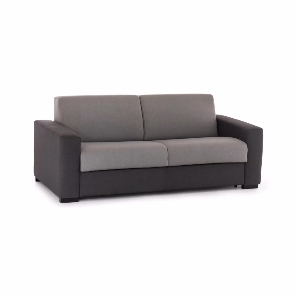Divano a 2 posti Azzurrite TALAMO ITALIA in tessuto Grigio e Antracite, L: 180 cm, H: 90 cm, P: 95 cm – 2
