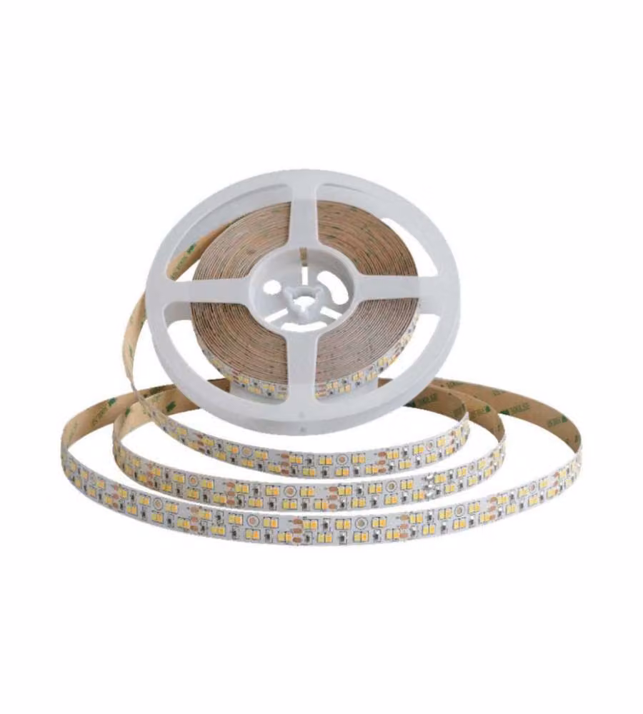 V-TAC Striscia LED SMD2835 240 LED/m 21W/m Doppio PCB 5m 24V 3in1 IP20 15mm