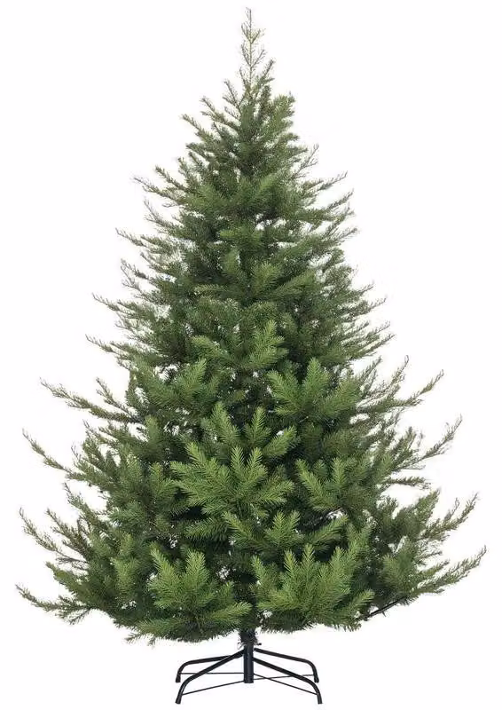 Albero di Natale – Albero di Natale artificiale con rami realistici e base stabile – Facile da montare, perfetto per le feste