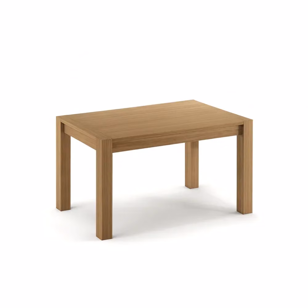 Tavolo da pranzo allungabile Camden in legno impiallacciato rovere naturale Duzzle L/P/H: 140-190 x 80 x 75 cm – 2