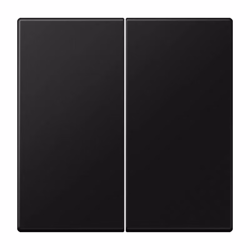 Pulsante di comando a doppio standard - Comando intelligente nero LS1702SWM