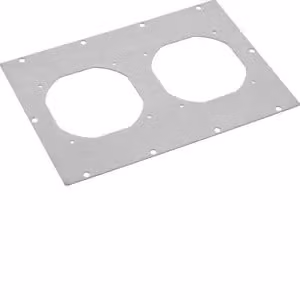 Flangia Hager per ventilatore con filtro IP40 298x200 MES-FLA04