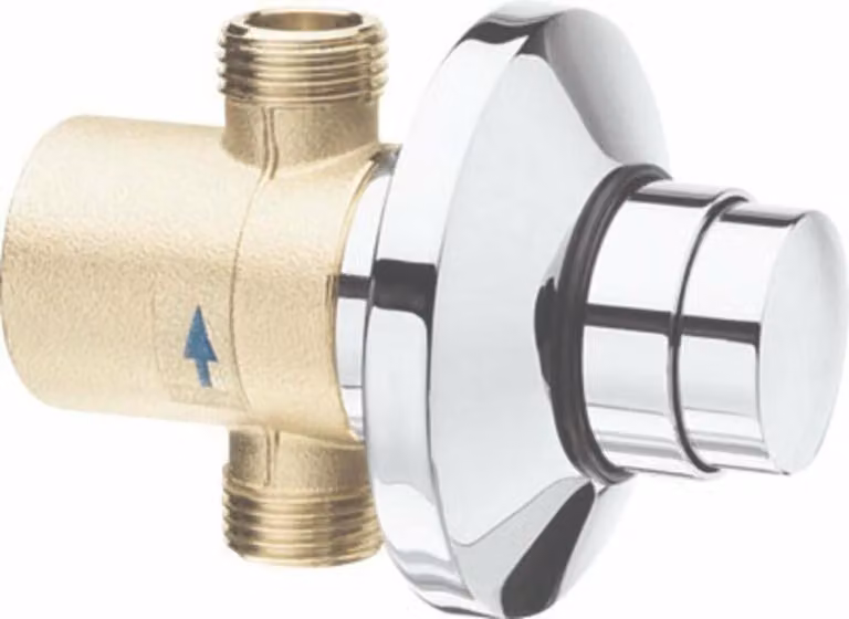 Sapho Silfra Quik - Valvola doccia a incasso con chiusura automatica, cromo QK15051