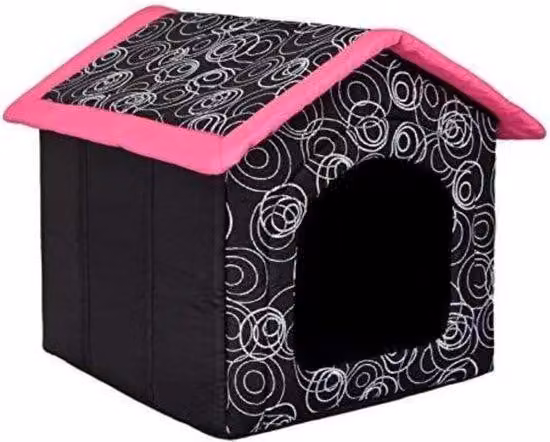 Gatto domestico - Taglia 1 - Nero e rosa