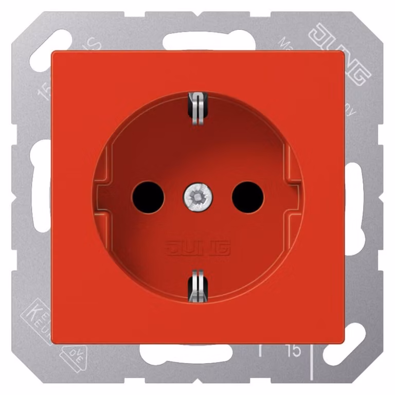 Presa Jung SCHUKO rossa A 1520 BF RT
