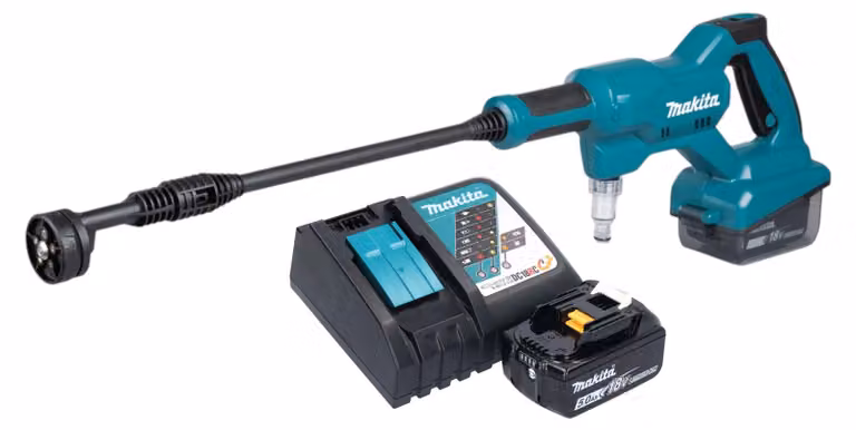 Idropulitrice a batteria Makita DHW 180 RT1 18 V 24 bar + 1x batteria ricaricabile 5,0 Ah + caricabatterie