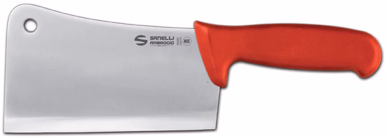 Falcetta salumiere cm 18 kg 0,550 rossa linea Supra di Sanelli Ambrogio