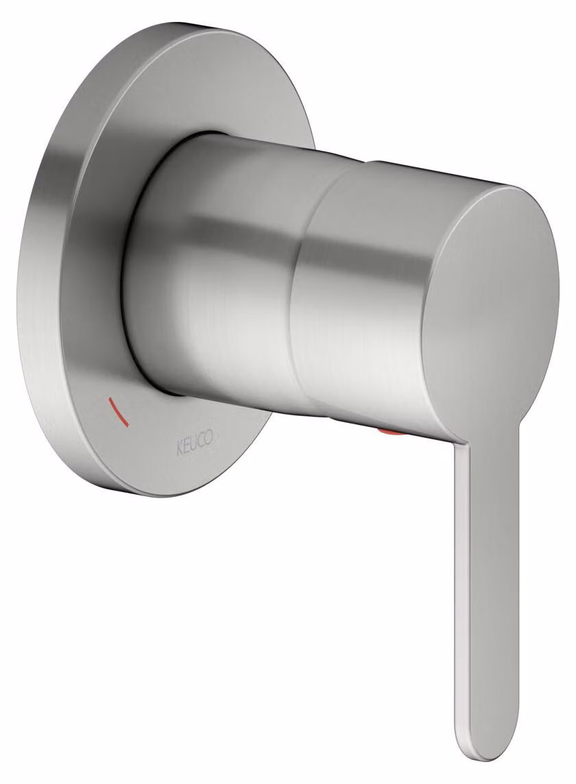 KEUCO IXMO Flat Mitigeur monocommandé encastré, rosace ronde, 59551060301, 59551060301