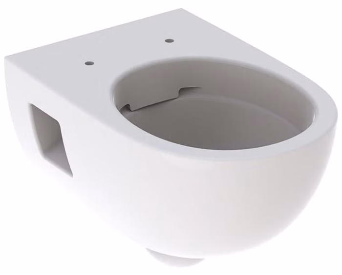 Geberit WC sospeso RENOVA Rimfree, design semichiuso bianco