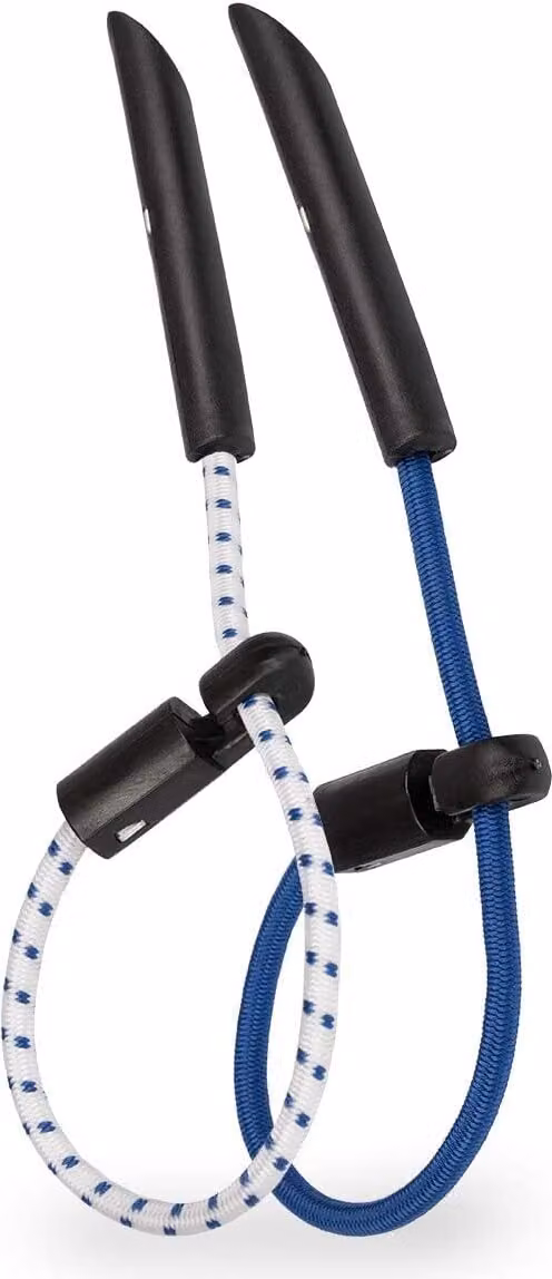 Bande di tensione con ganci set da 20 bianco 30 cm