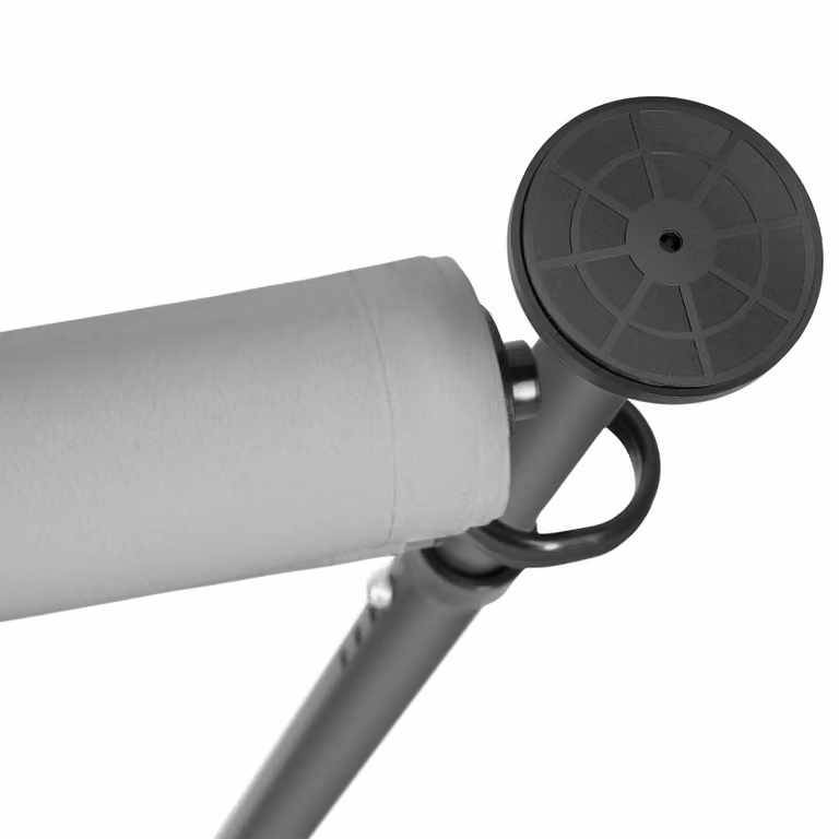 Tenda da sole tectake Taija con manovella manuale, grigio chiaro, L: 310 cm, H: 100 cm
