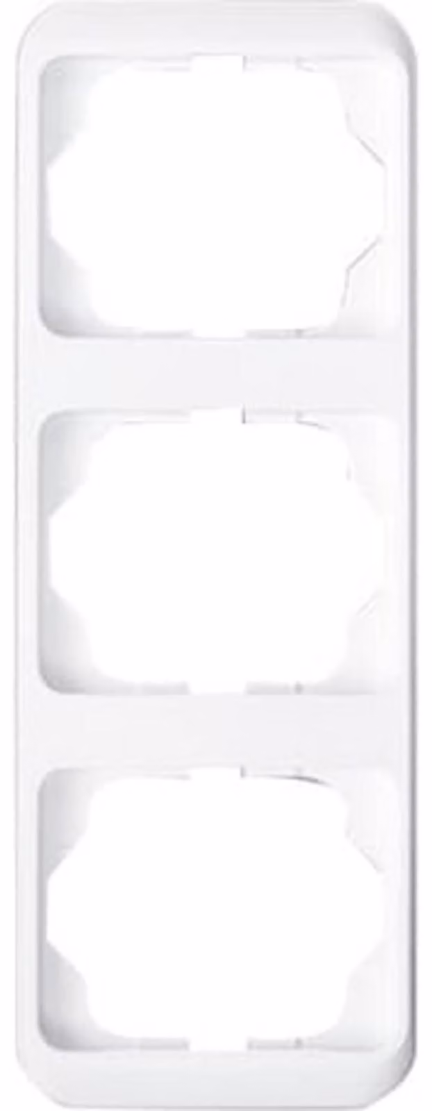 Busch-Jaeger Cornice di copertura tripla 1733-24G bianco studio, 1 pz.