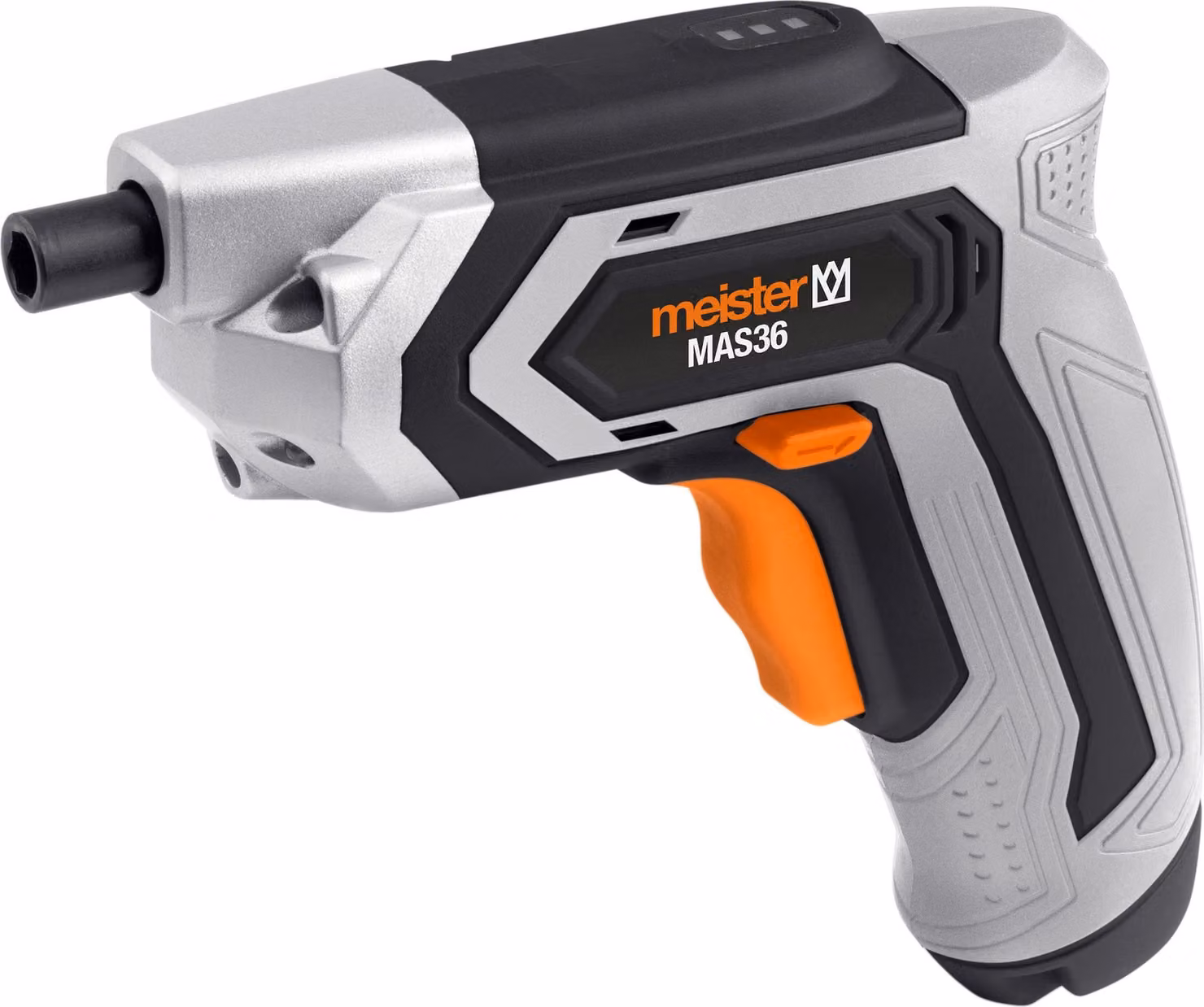 Avvitatore a batteria MEISTER MAS36, batteria 3,6 V Li-ion 2,0 Ah, 5 Nm, 220 giri/min, LED